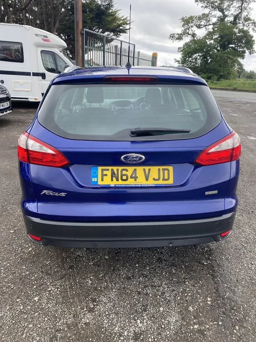Used Ford Focus Titanium 125 HP (91 kW) 2014 Blue Estate