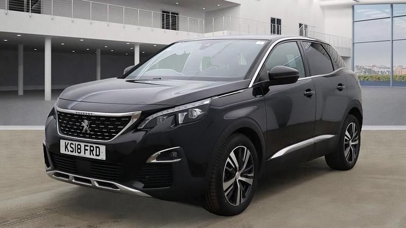 Used Peugeot 3008 GT-line 130 HP (95 kW) 2018 Perla nera black Hatchback