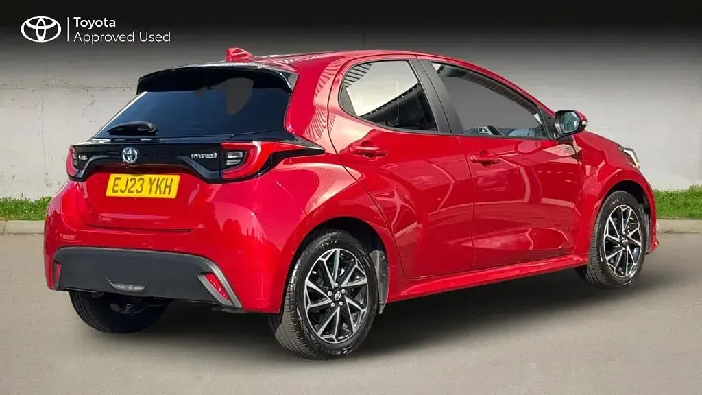 Used Toyota Yaris Design 2023 Red Hatchback