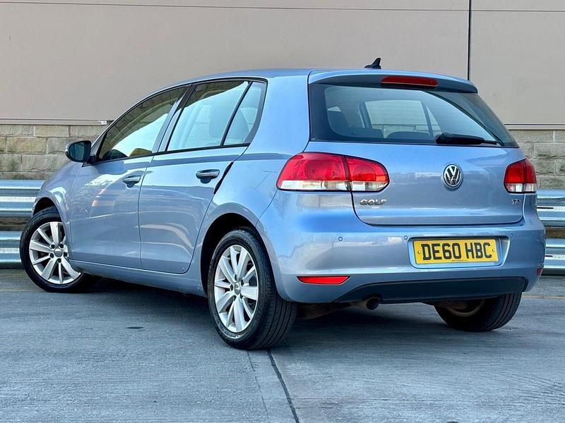 Used VW Golf VI SE 105 HP (77 kW) 2010 Blue Hatchback