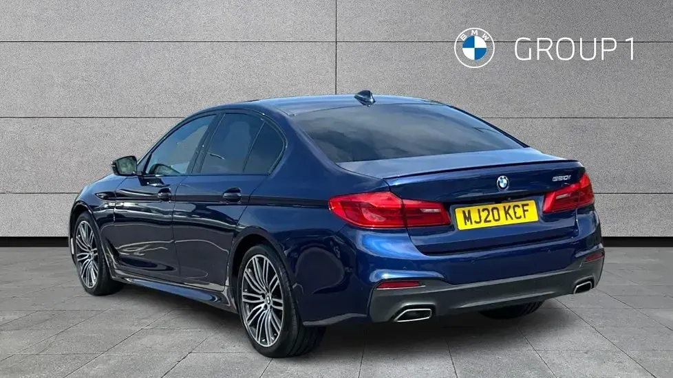 Used BMW 520 M Sport 184 HP (135 kW) 2020 Blue Sedan