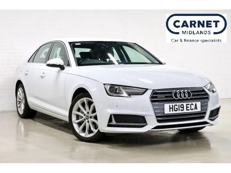 White Used 2019 Audi A4 Sport Sedan | £15,990 (Super price) - Image 1/3