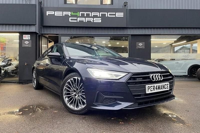 Blue Used 2022 Audi A7 Sportback Sport Hatchback | £27,777 (Fair price) - Image 1/1