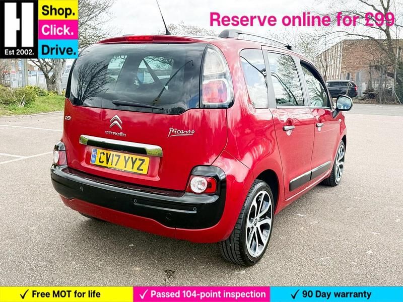 Used Citroën C3 Picasso Platinum 110 HP (80 kW) 2017 Red MPV