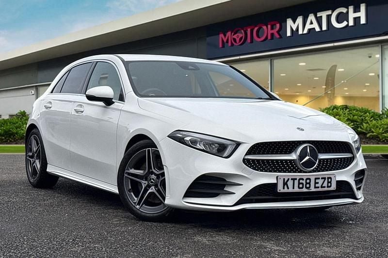 White Used 2018 Mercedes A250 AMG line Hatchback | £14,613 (Good price) - Image 1/4