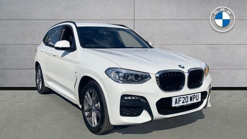 Used BMW X3 M Sport 190 HP (139 kW) 2020 White SUV