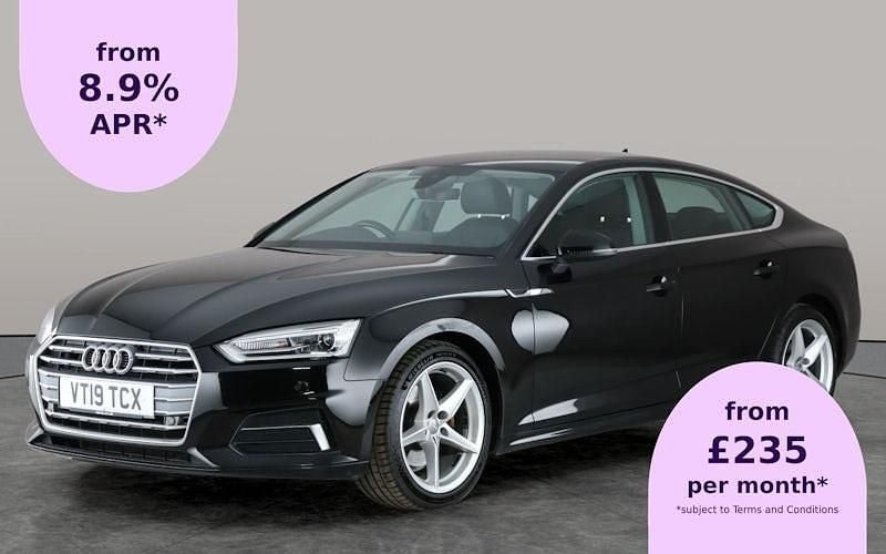 Black Used 2019 Audi A5 Sportback Sport Hatchback | £15,079 (Good price) - Image 1/2