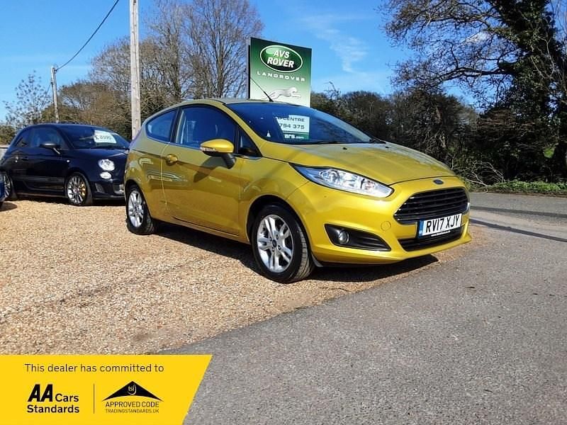 Used Ford Fiesta Zetec 2017 Yellow Hatchback