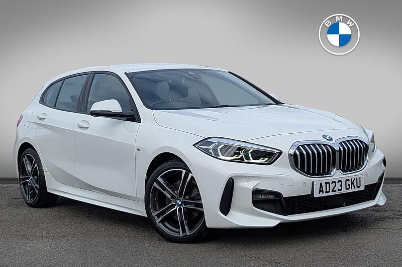 White Used 2023 BMW 118 M Sport Hatchback | £20,714 (Fair price) - Image 1/4