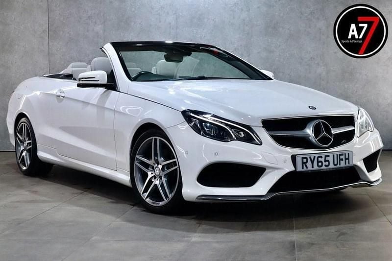 Used Mercedes E350 AMG line 2015 White Cabriolet