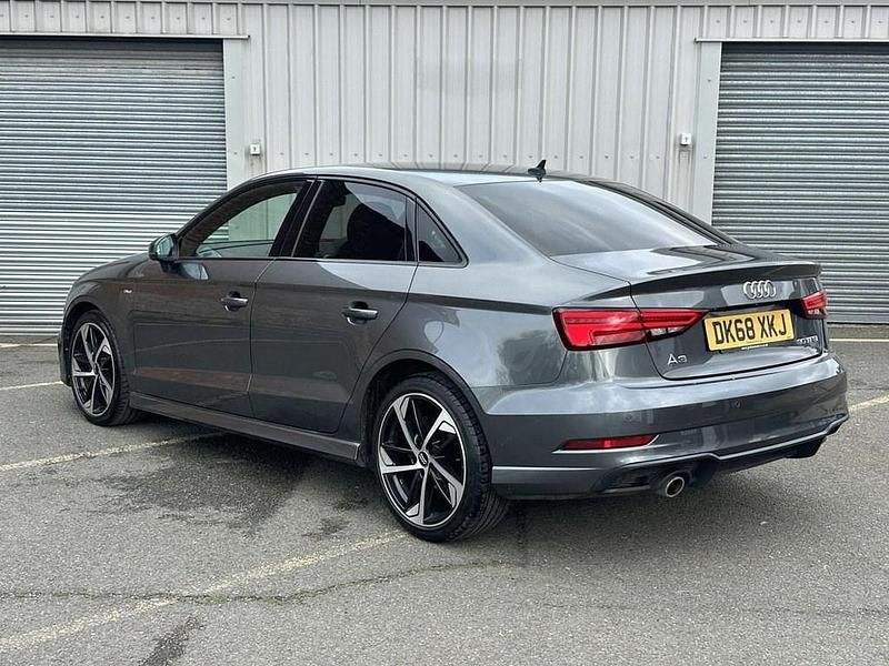 Used Audi A3 Black Edition 116 HP (85 kW) 2018 Grey Sedan