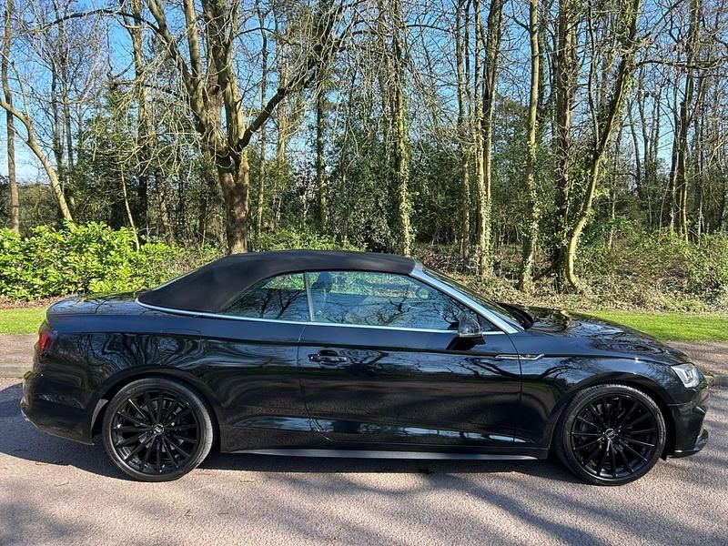 Begagnad Audi A5 Cabriolet S-Line 252 HK (185 kW) 2017 Svart Cab