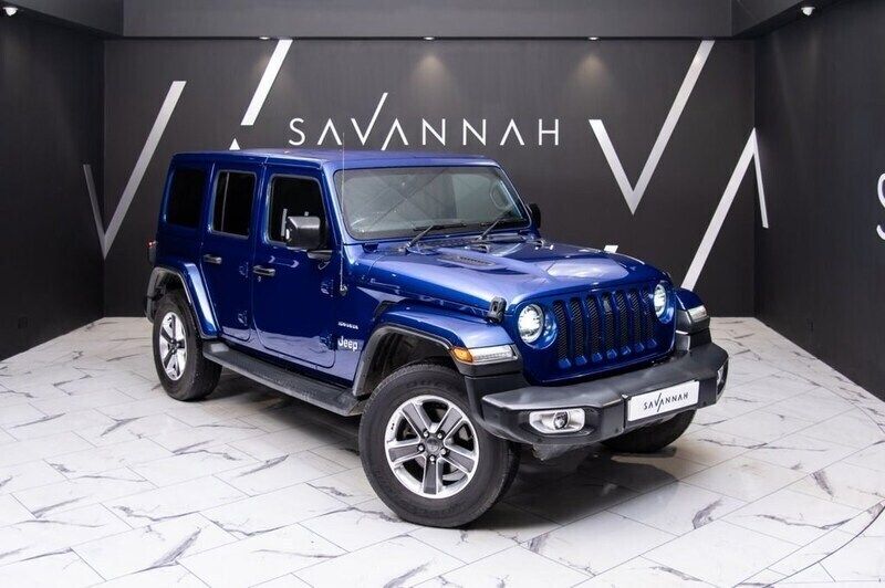 Blue Used 2019 Jeep Wrangler Sahara SUV | £32,990 (Fair price) - Image 1/4