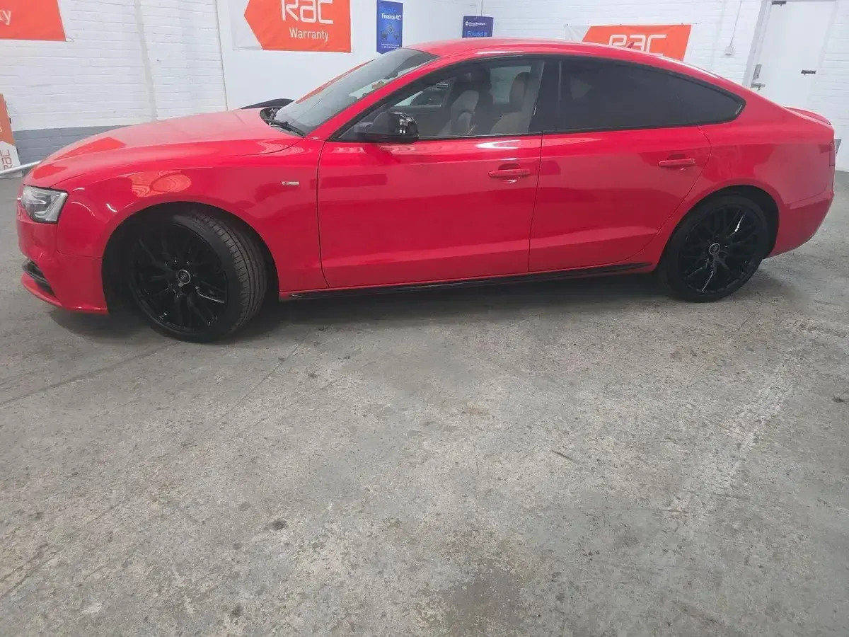 Used Audi A5 Sportback Black Edition 2016 Red Hatchback