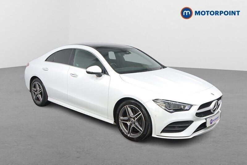 White Used 2021 Mercedes CLA220 AMG Line Premium Plus Sedan | £27,249 (Fair price) - Image 1/4