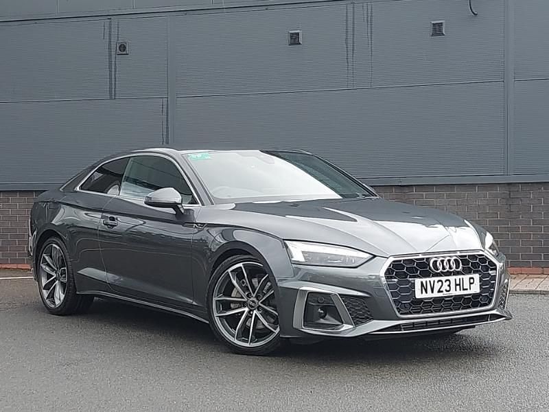 Grey Used 2023 Audi A5 S-Line Coupe | £28,798 (Fair price) - Image 1/4