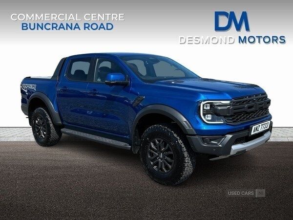 Blue Used 2023 Ford Ranger Raptor Pickup | £47,990 (A bit pricey) - Image 1/4