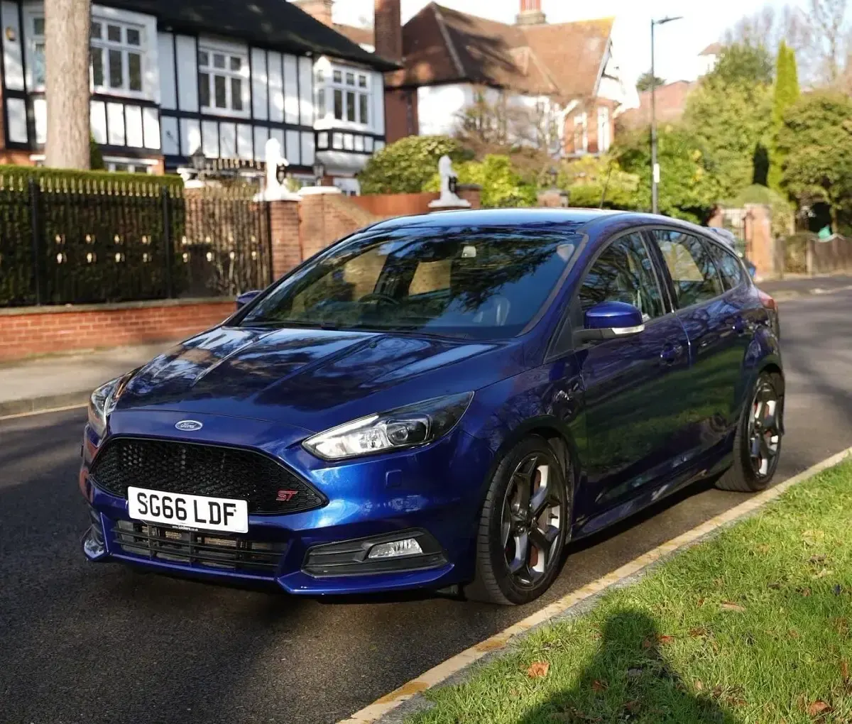 Used Ford Focus ST 185 HP (136 kW) 2016 Blue Hatchback