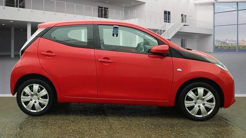 Used Toyota Aygo X-play 69 HP (50 kW) 2015 Red Hatchback