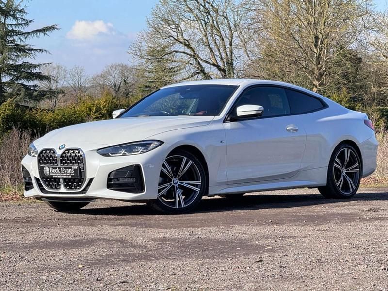 White Used 2022 BMW 420 M Sport Coupe | £22,496 - Image 1/3