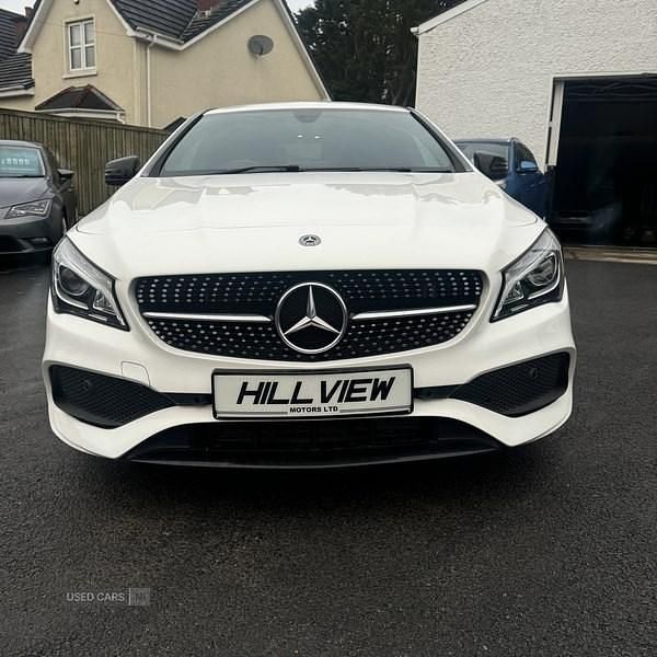 Used Mercedes CLA200 AMG line 136 HP (100 kW) 2018 White Sedan