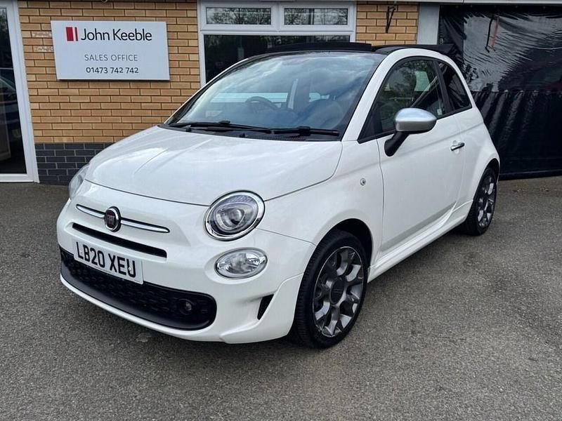 Used Fiat 500 Rock 70 HP (51 kW) 2020 White Cabriolet
