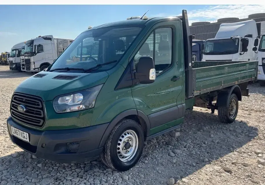 Used Ford Transit 130 HP (95 kW) 2017 Green Cabriolet