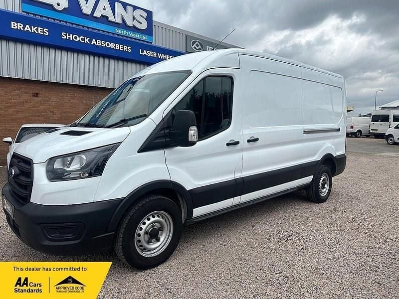 Frozen white (solid colour) Used 2022 Ford Transit | £14,777 (Super price) - Image 1/4
