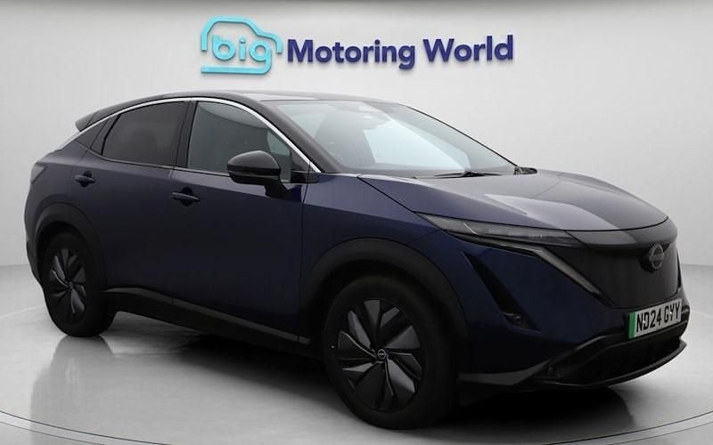 Blue Used 2024 Nissan Ariya Advance SUV | £24,300 (Super price) - Image 1/4