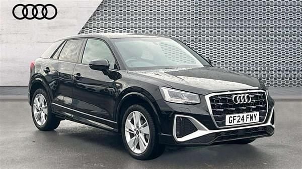 Black Used 2024 Audi Q2 S-Line SUV | £25,502 (Fair price) - Image 1/4