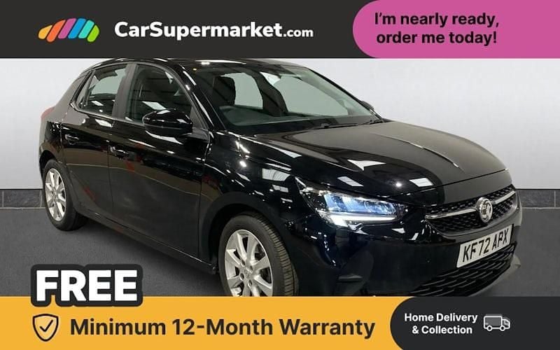Used Vauxhall Corsa Design Edition 75 HP (55 kW) 2023 Black Hatchback