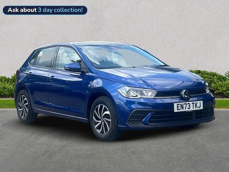 Blue Used 2024 VW Polo Life Hatchback | £16,032 (Good price) - Image 1/4