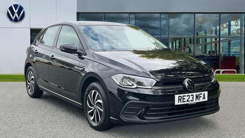 Black Used 2023 VW Polo Life Hatchback | £16,394 (Fair price) - Image 1/4