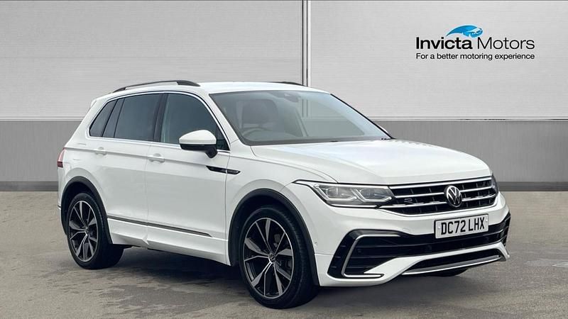 Used VW Tiguan R-line 150 HP (110 kW) 2022 White SUV