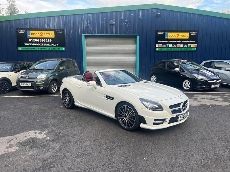 White Used 2012 Mercedes SLK250 AMG Cabriolet | £6,495 (Fair price) - Image 1/3