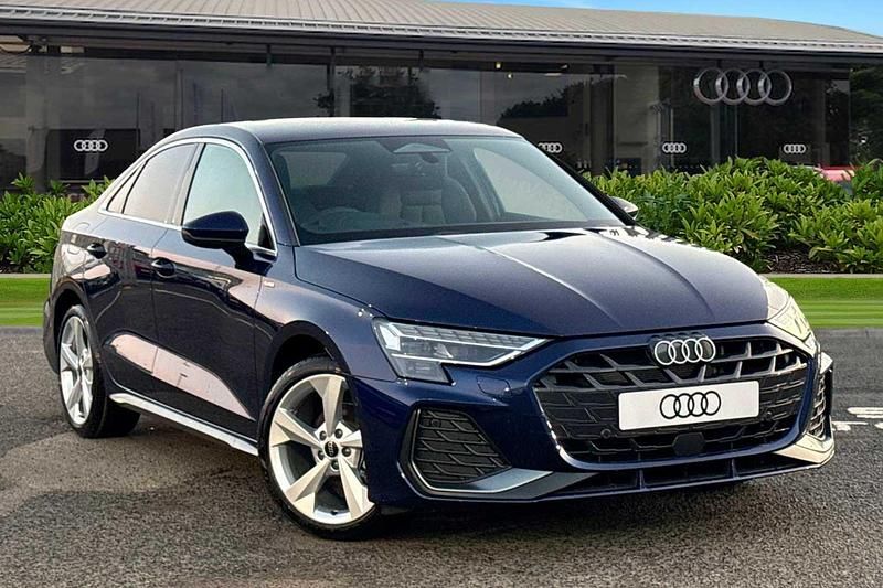 Blue New 2026 Audi A3 S-Line Sedan | £33,120 (Good price) - Image 1/4