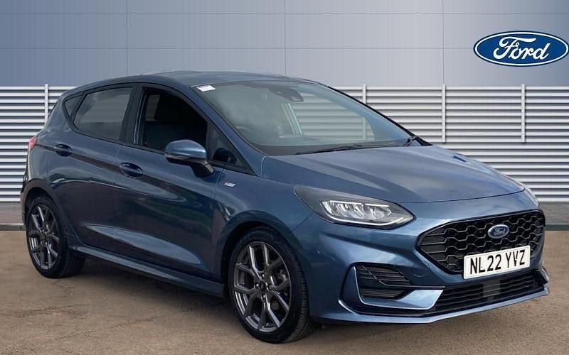 Blue Used 2022 Ford Fiesta ST-Line Hatchback | £13,408 - Image 1/4
