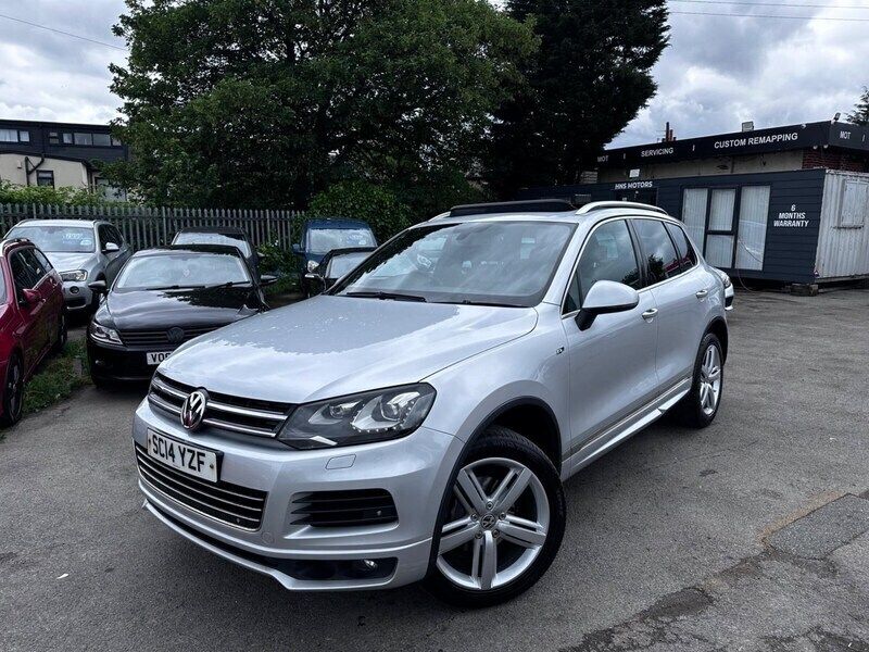 Silver Used 2014 VW Touareg R-line SUV | £8,990 (Good price) - Image 1/4