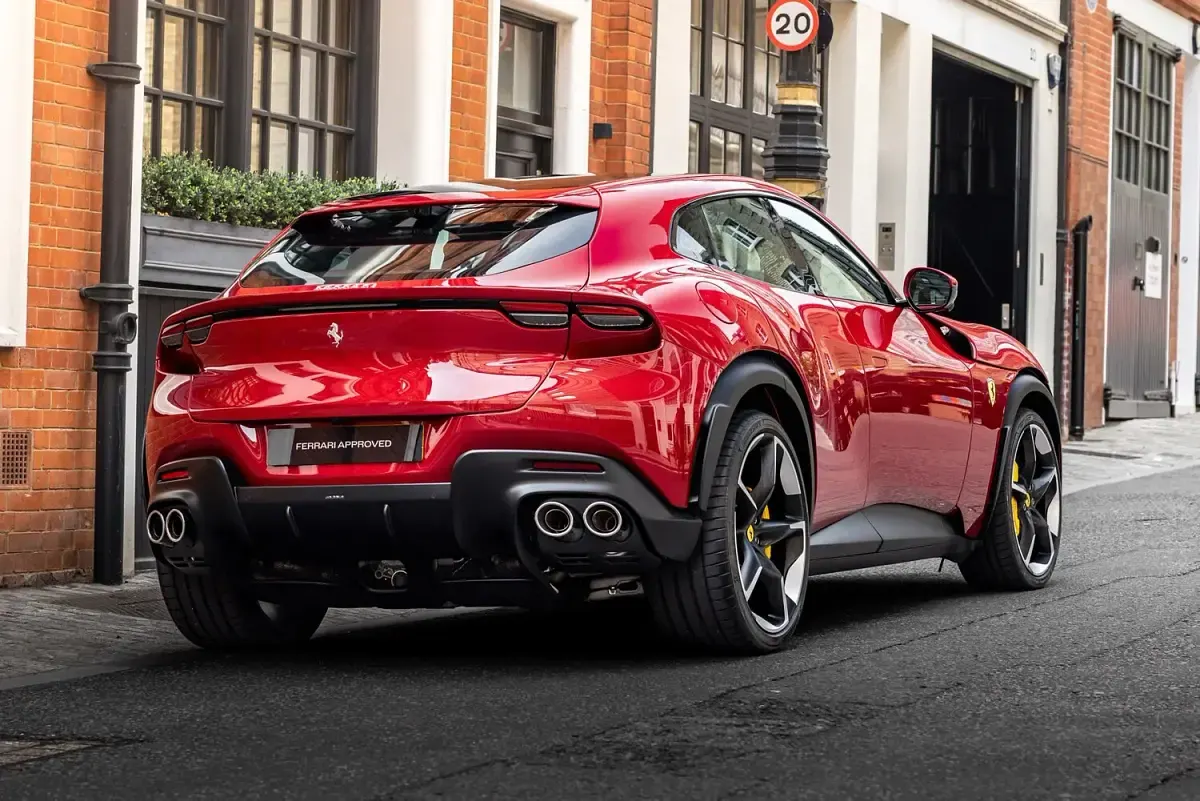 New Ferrari Purosangue 2025 Rosso mugello SUV