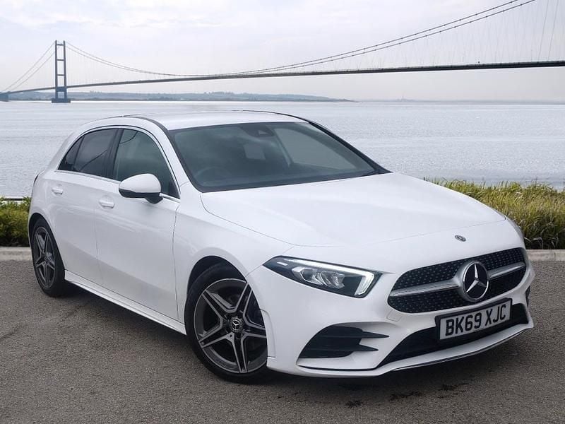 White Used 2019 Mercedes A200 AMG line Hatchback | £17,449 (Fair price) - Image 1/4
