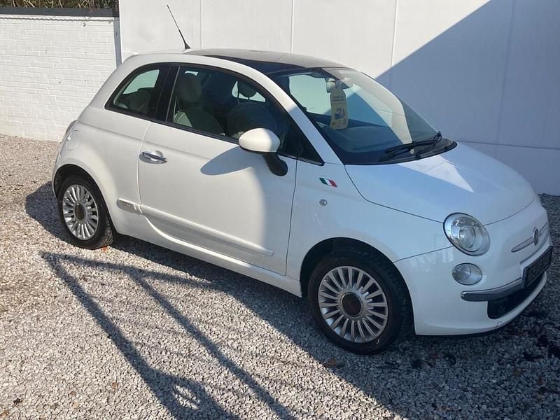 Used Fiat 500 Lounge 2009 White Cabriolet