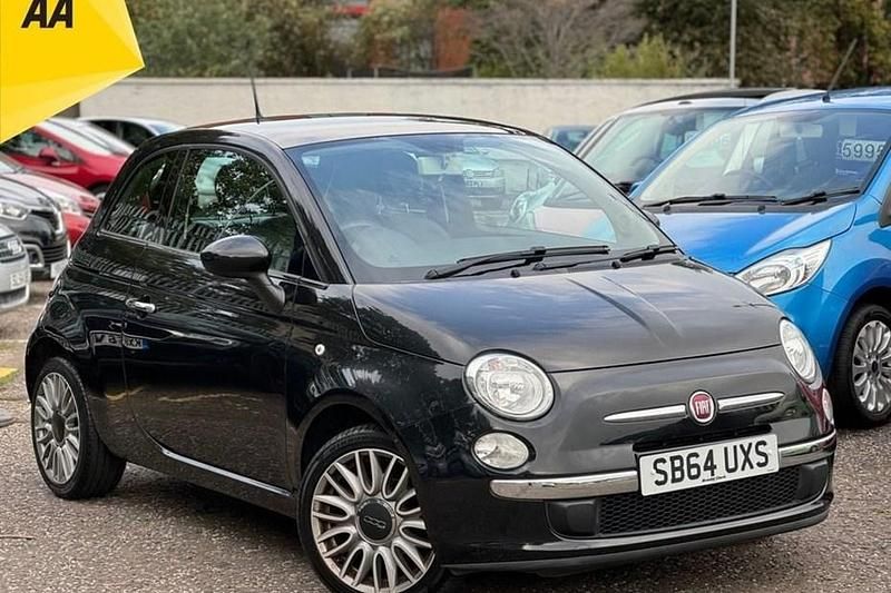 Used Fiat 500 69 HP (50 kW) 2014 Black Hatchback
