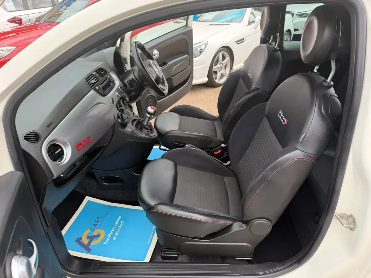 Used Fiat 500 S 69 HP (50 kW) 2013 White Hatchback