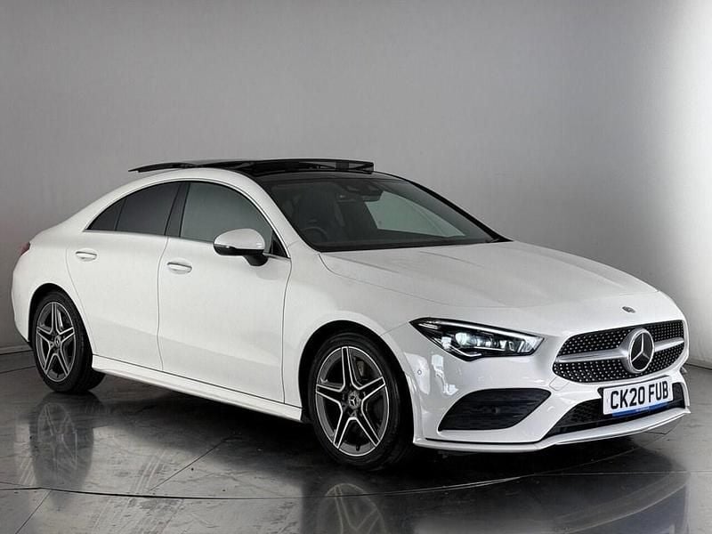 White Used 2020 Mercedes CLA250 AMG line Sedan | £25,750 (Fair price) - Image 1/3
