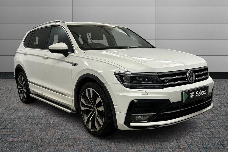 White Used 2021 VW Tiguan Allspace R-line SUV | £29,500 (Fair price) - Image 1/4