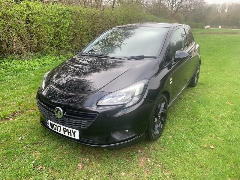 Used Vauxhall Corsa Edition 75 HP (55 kW) 2017 Black Hatchback