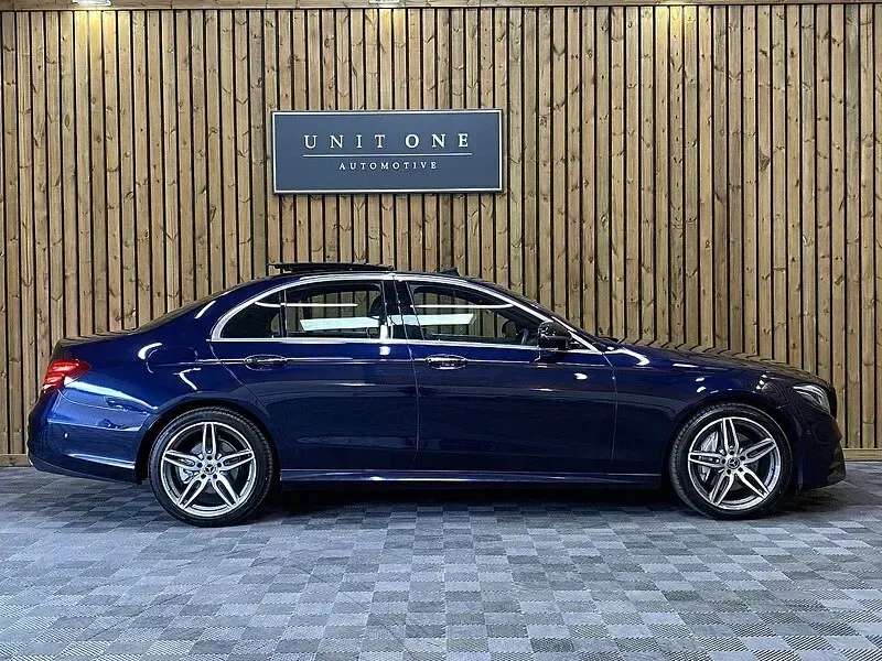 Used Mercedes E220 AMG Line Premium Plus 2017 Blue Sedan