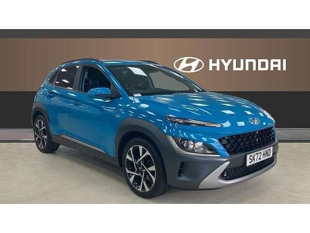 Blue Used 2022 Hyundai Kona Premium SUV | £15,587 (Fair price) - Image 1/4