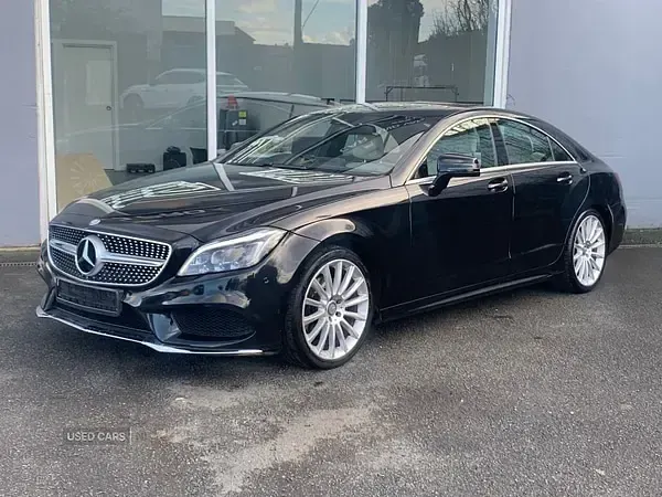Used Mercedes CLS220 AMG line 174 HP (127 kW) 2015 Black Coupe