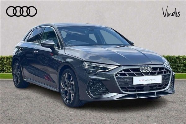 Grey Used 2024 Audi A3 S-Line Hatchback | £30,756 (Expensive) - Image 1/4